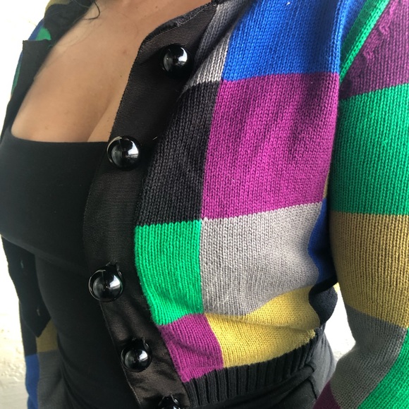 Betsey Johnson cropped sweater - Picture 2 of 5